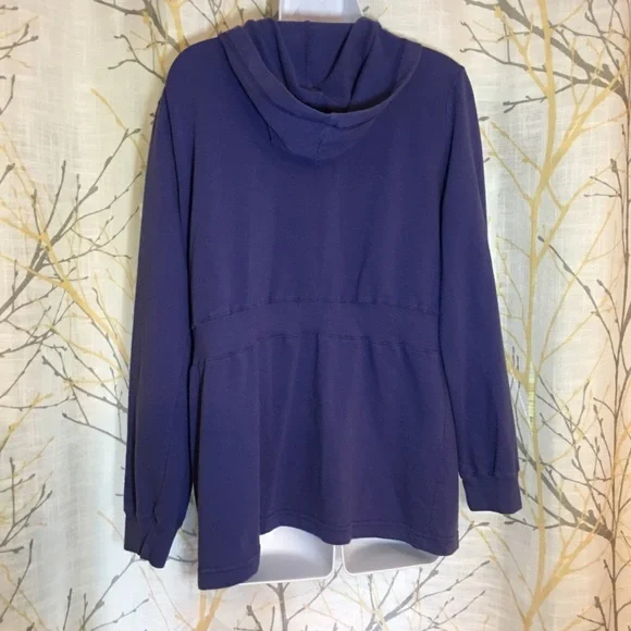 Hot Cotton Cozy Purple Hoodie - Picture 4 of 5